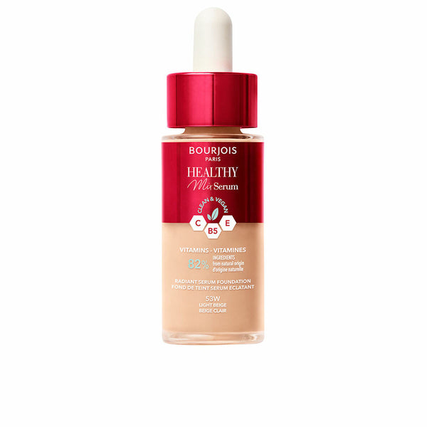 Base de maquillage liquide Bourjois Healthy Mix Sérum Nº 53W Light beige 30 ml Beauté, Maquillage Bourjois   