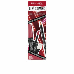 Set de Maquillage Rimmel London Lip Combo 3 Pièces Pink Crush Beauté, Maquillage Rimmel London   