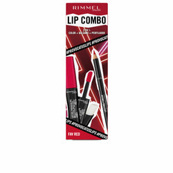 Set de Maquillage Rimmel London Lip Combo 3 Pièces Fav Red Beauté, Maquillage Rimmel London   