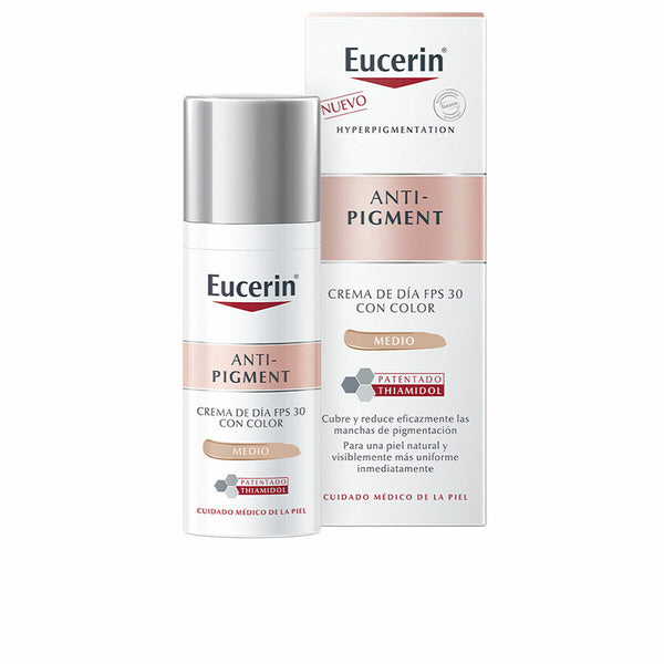 Base de Maquillage Crémeuse Eucerin Anti Pigment Medio (50 ml) Beauté, Maquillage Eucerin   