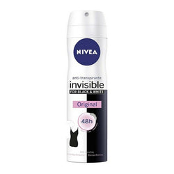 Spray déodorant Black & White Invisible Nivea (200 ml) Beauté, Bain et hygiène personnelle Nivea   