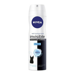 Spray déodorant Black & White Invisible Fresh Nivea (200 ml) Beauté, Bain et hygiène personnelle Nivea   