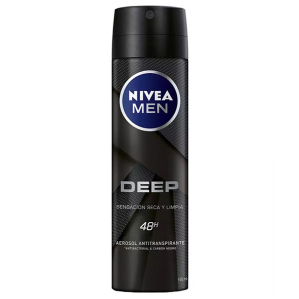 Spray déodorant Men Deep Black Carbon Nivea J25107-bf (150 ml) 150 ml Beauté, Bain et hygiène personnelle Nivea   