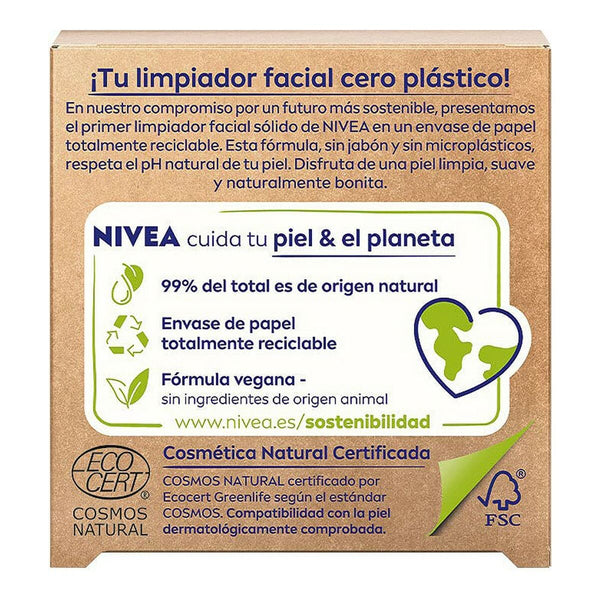 Gel nettoyant visage Naturally Clean Nivea 94434 Solide 75 g Beauté, Soins de la peau Nivea   
