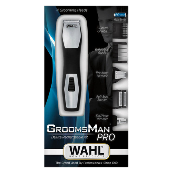 Coupes Sans Fil Wahl GroomsMan Pro Noir Beauté, Rasage et épilation Wahl   