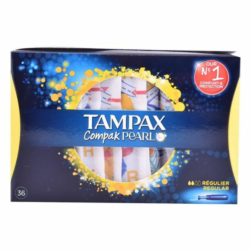 Pack de Tampons Pearl Regular Tampax Tampax Pearl Compak (36 uds) 36 Unités Santé et toilette intime, Hygiène intime Tampax   