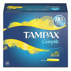 Tampons Réguliers COMPAK Tampax 178799.6 (22 uds) Santé et toilette intime, Hygiène intime Tampax   