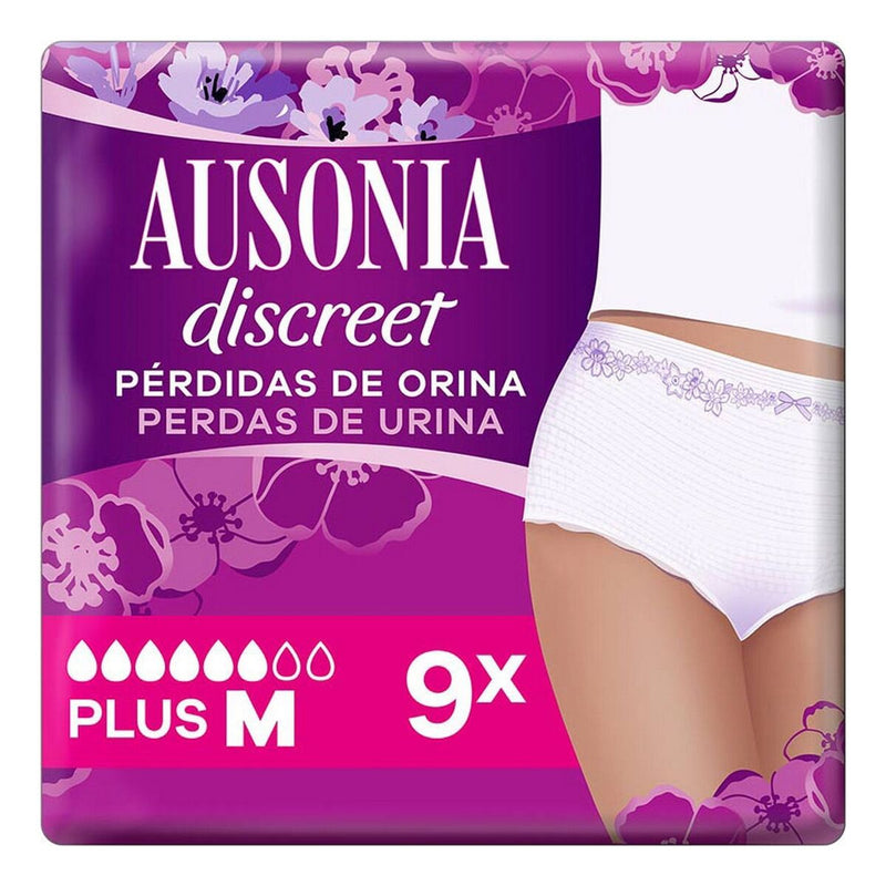 Compresses pour Incontinence Ausonia Discreet Boutique Moyen (9 uds) Santé et toilette intime, Hygiène intime Ausonia   