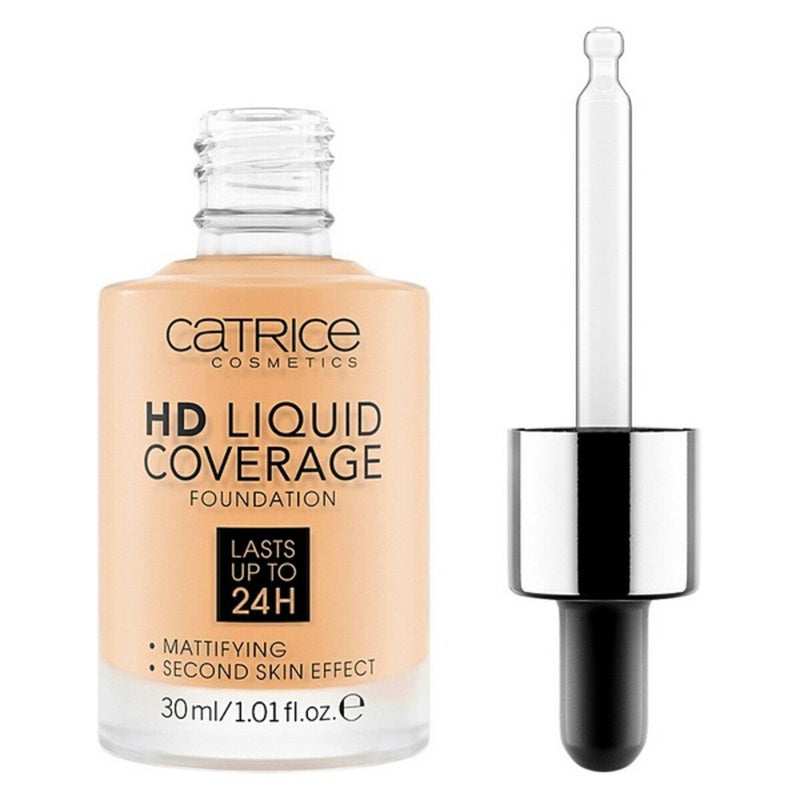 Base de maquillage liquide Hd Liquid Coverage Foundation Catrice Beauté, Maquillage Catrice   