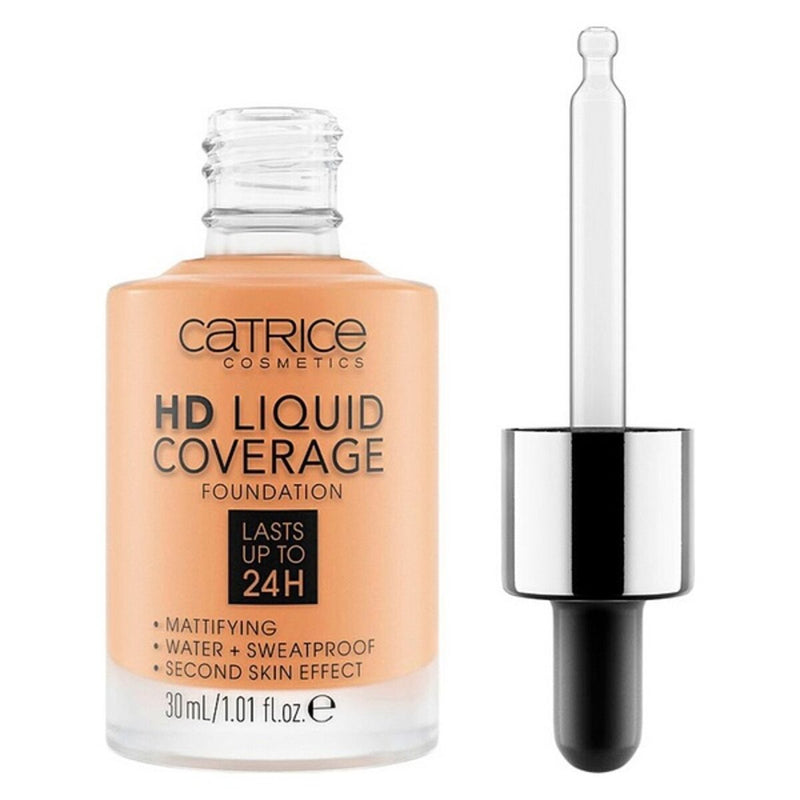 Base de maquillage liquide Hd Liquid Coverage Foundation Catrice Beauté, Maquillage Catrice   