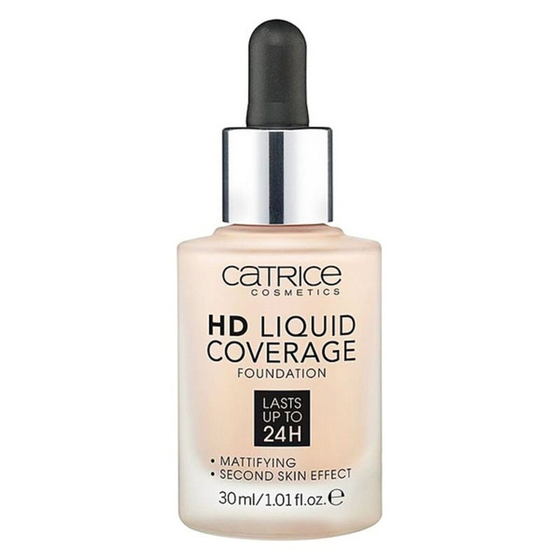 Base de maquillage liquide Hd Liquid Coverage Foundation Catrice Beauté, Maquillage Catrice   