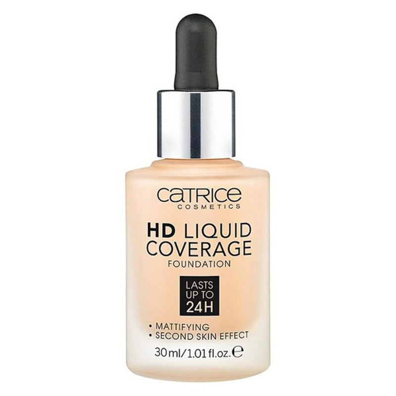 Base de maquillage liquide Hd Liquid Coverage Foundation Catrice Beauté, Maquillage Catrice   