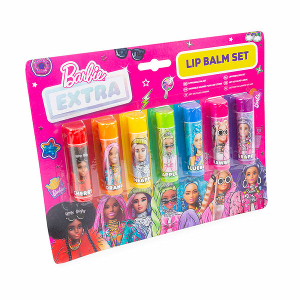 Baume à lèvres avec couleur Barbie Enfant 7 Pièces Beauté, Soins de la peau Barbie   