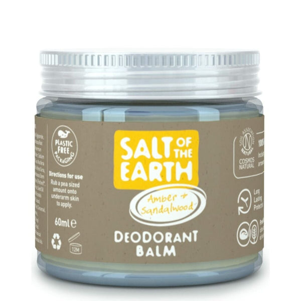 Déodorant Salt Of The Earth 60 g Baume Santal Ambre Beauté, Bain et hygiène personnelle Salt Of The Earth   