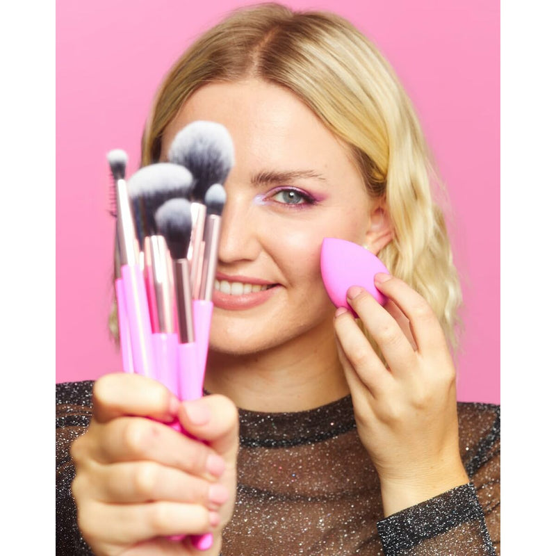 Kit de broche de maquillage Revolution Make Up The Brush Edit Rose 8 Pièces Beauté, Ustensiles et accessoires Revolution Make Up   