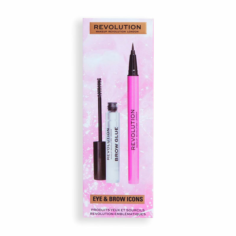 Set de Maquillage Revolution Make Up Eye & Brow Icons 2 Pièces Beauté, Maquillage Revolution Make Up   