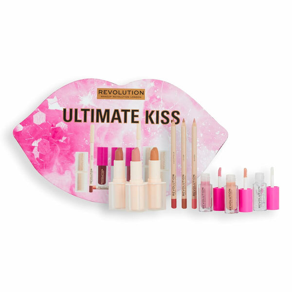 Set de Maquillage Revolution Make Up Ultimate Kiss 9 Pièces Beauté, Maquillage Revolution Make Up   