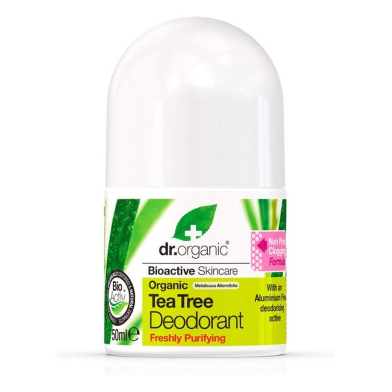 Déodorant Roll-On Dr.Organic DR00145 Arbre à thé 50 ml Beauté, Bain et hygiène personnelle Dr.Organic   