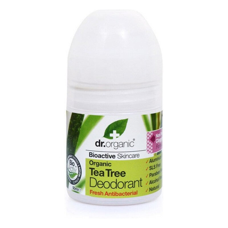 Déodorant Roll-On Dr.Organic DR00145 Arbre à thé 50 ml Beauté, Bain et hygiène personnelle Dr.Organic   