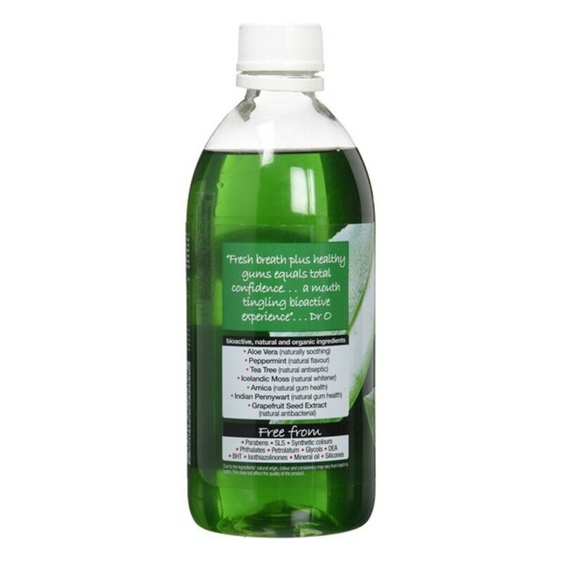 Bain de Bouche Dr.Organic Aloe Vera 500 ml Santé et toilette intime, Soins bucco-dentaires Dr.Organic   