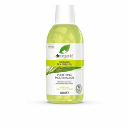 Bain de Bouche Tea Tree Dr.Organic Bioactive Organic Huile d´arbre à thé 500 ml Santé et toilette intime, Soins bucco-dentaires Dr.Organic   