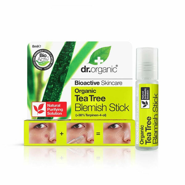 Traitement des Peaux Acnéiques Dr.Organic DR00140 Roll-On Arbre à thé 8 ml Beauté, Soins de la peau Dr.Organic   