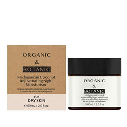 Crème de nuit anti-âge Organic & Botanic Madagascan Coconut (60 ml) Beauté, Soins de la peau Organic & Botanic   