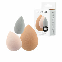 Éponges de maquillage Lussoni Esponjas Lote Multicouleur 3 Pièces Beauté, Ustensiles et accessoires Lussoni   