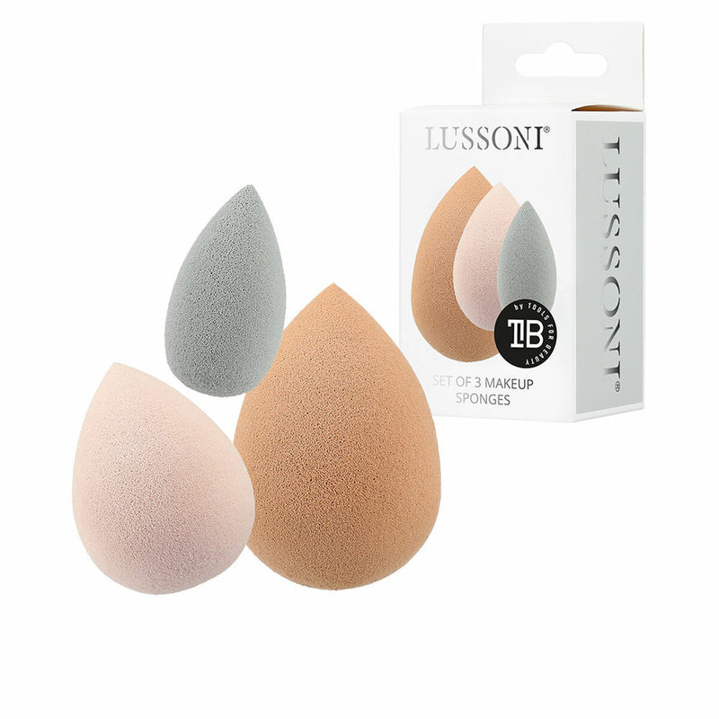 Éponges de maquillage Lussoni Esponjas Lote Multicouleur 3 Pièces Beauté, Ustensiles et accessoires Lussoni   