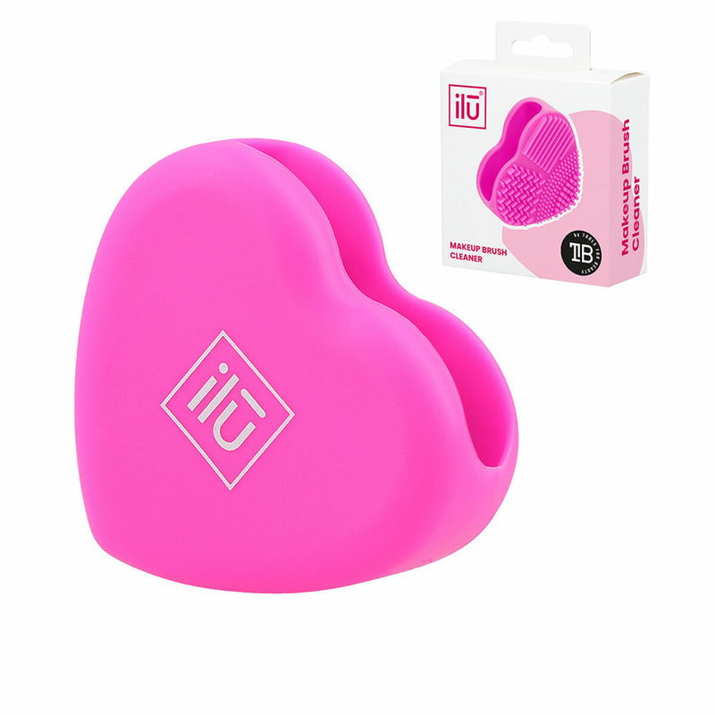 Nettoyeur pour pinceaux de maquillage Ilū Brush Cleaner Coeur Silicone (1 Unités) Beauté, Ustensiles et accessoires Ilū   