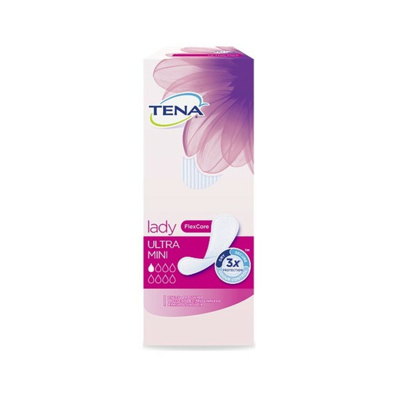 Compresses pour Incontinence Discreet Ultra Mini Tena (28 uds) Santé et toilette intime, Hygiène intime Tena   