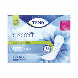 Compresses Normales sans Ailes Tena Discreet Extra 20 Unités Santé et toilette intime, Hygiène intime Tena   