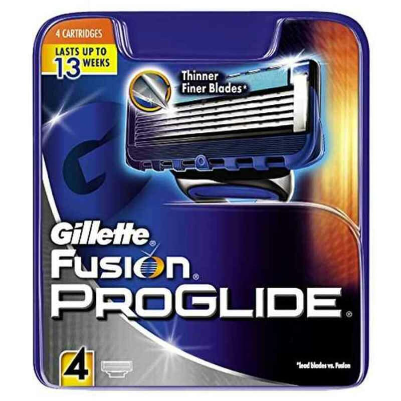 Lames de Rasoir de Rechange Fusion Proglide Gillette (4 uds) Beauté, Rasage et épilation Gillette   