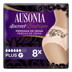 Compresses pour Incontinence Ausonia Discreet Boutique Grand (8 uds) Santé et toilette intime, Hygiène intime Ausonia   