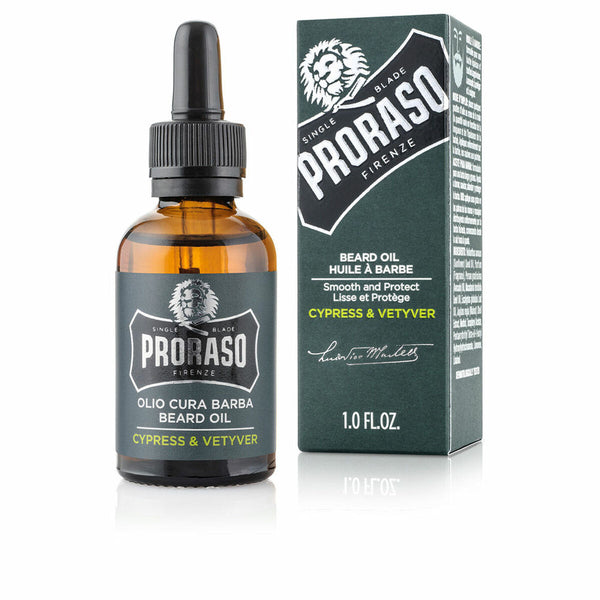 Huile pour barbe Proraso Cypress & Vetyver 180 ml 30 g