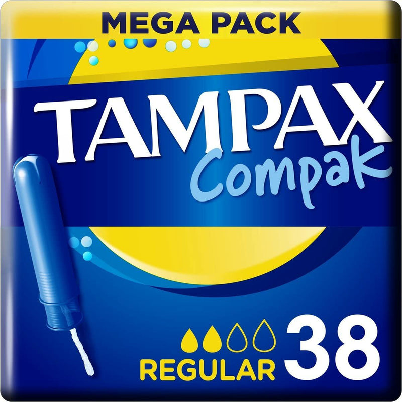 Tampons Réguliers Tampax Compak 38 unidades Santé et toilette intime, Hygiène intime Tampax   