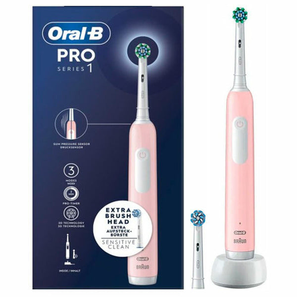 Brosse à dents électrique Oral-B Pro 1 Rose Santé et toilette intime, Soins bucco-dentaires Oral-B   