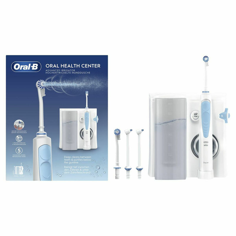 Hydropulseur dentaire Oral-B OxyJet Blanc Santé et toilette intime, Soins bucco-dentaires Oral-B   