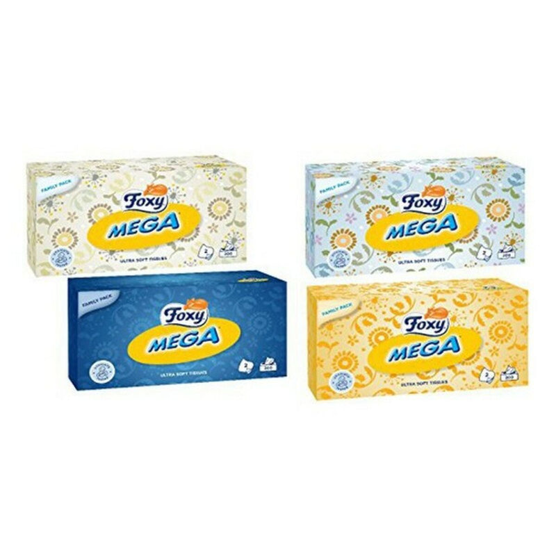 Mouchoirs en Papier FACIAL MEGA Foxy 857-0140 (200 uds) Maison et cuisine, Soins et nettoyage de la maison Foxy   