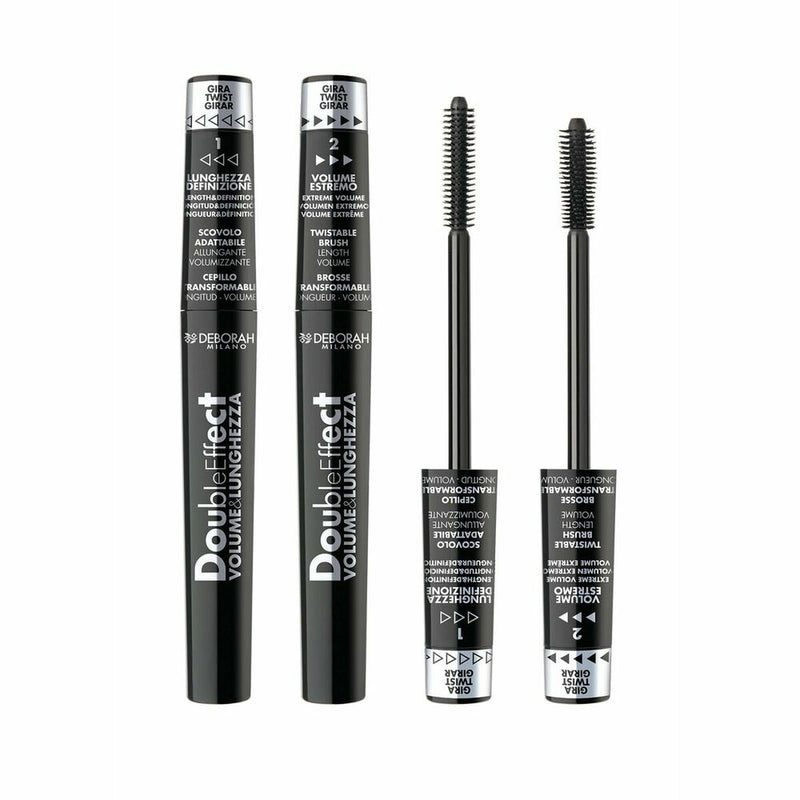 Mascara pour cils Double Effect Deborah 8009518283907 Beauté, Maquillage Deborah   