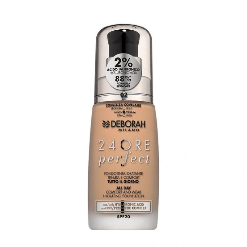 Base de maquillage liquide Deborah True Beige 30 ml Nº 02 Beauté, Maquillage Deborah   