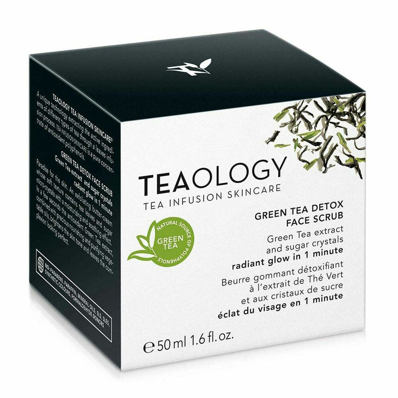 Masque exfoliant Teaology Thé vert Sucre Détoxifiant (50 ml) Beauté, Soins de la peau Teaology   