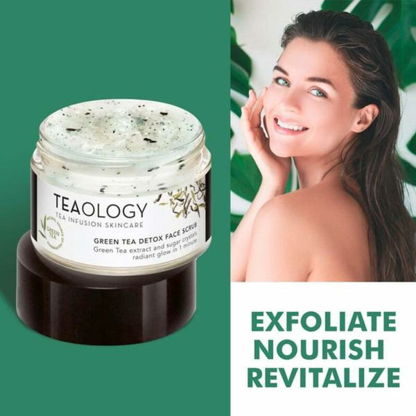 Masque exfoliant Teaology Thé vert Sucre Détoxifiant (50 ml) Beauté, Soins de la peau Teaology   