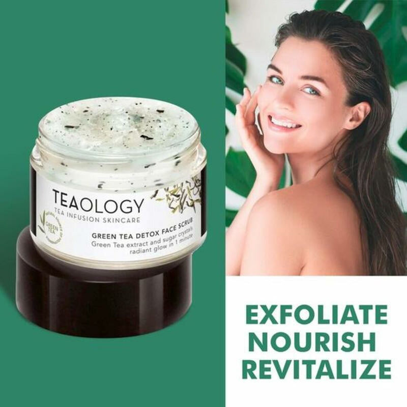 Masque exfoliant Teaology Thé vert Sucre Détoxifiant (50 ml) Beauté, Soins de la peau Teaology   