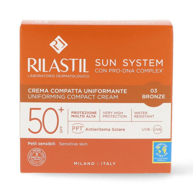 Poudres Compactes de Bronzage Rilastil Sun System Bronze Spf 50+ (10 g) Beauté, Maquillage Rilastil   