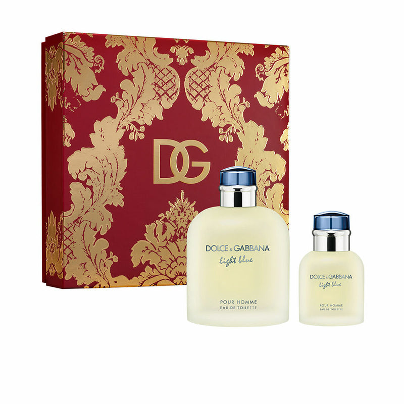 Set de Parfum Homme Dolce & Gabbana Light Blue 2 Pièces Beauté, Parfums et fragrances Dolce & Gabbana   