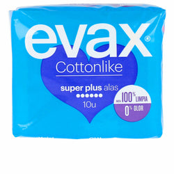 Compresses Super avec Ailes Evax (10 uds) Santé et toilette intime, Hygiène intime Evax   