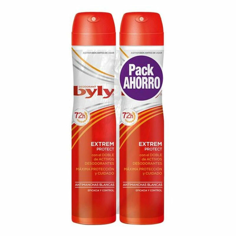 Spray déodorant Extrem Protect Byly 8411104041158 (2 uds) 200 ml Beauté, Bain et hygiène personnelle Byly   