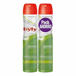 Spray déodorant Organic Extra Fresh Byly (2 uds) Beauté, Bain et hygiène personnelle Byly   