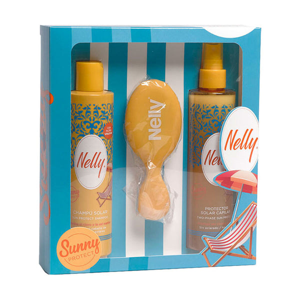 Ensemble de Beauté Nelly Cheveux Protecteur Solaire 3 Pièces Beauté, Soins des cheveux Nelly   